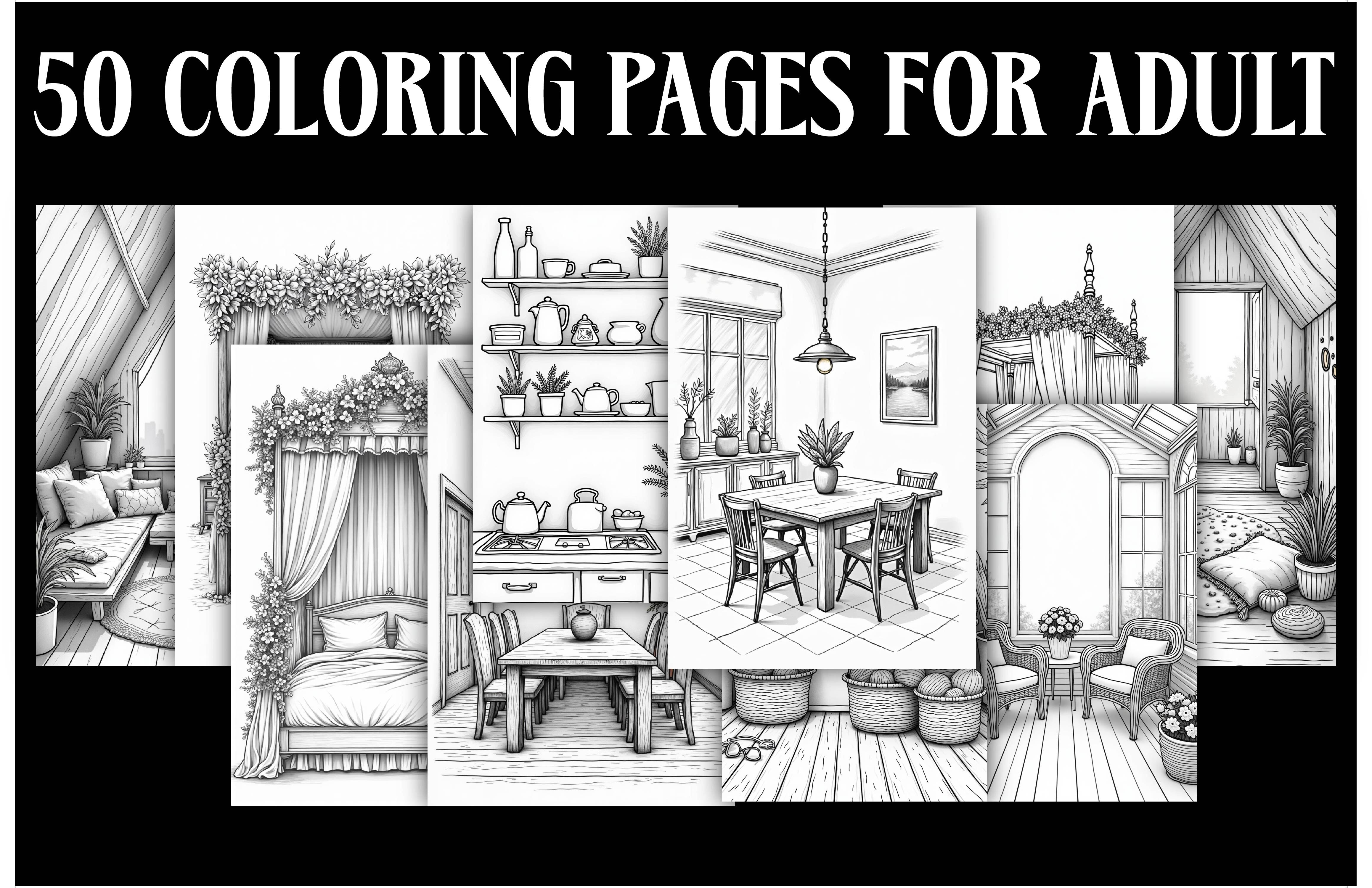 50 Beautiful Coloring Pages Designed