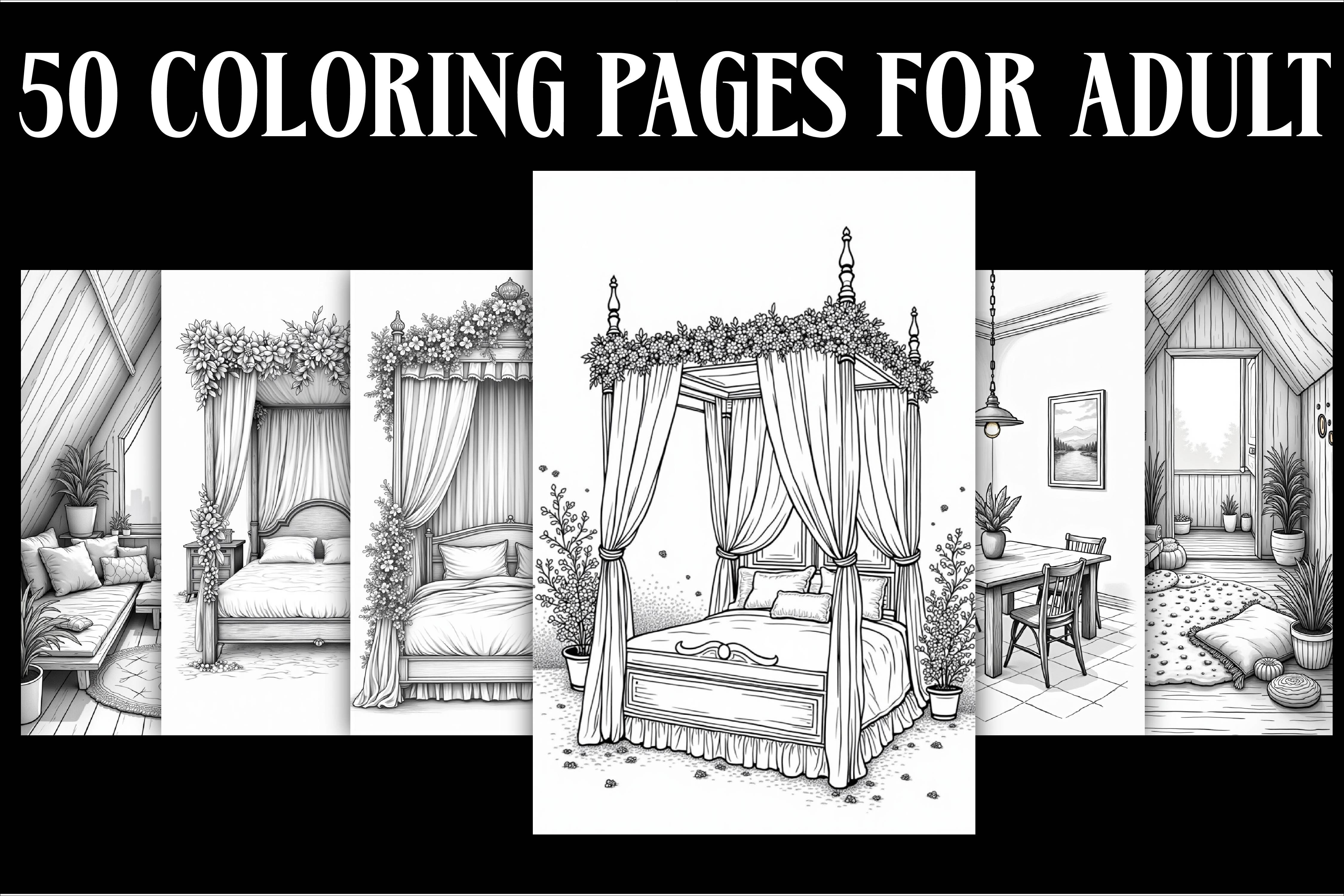 50 Beautiful Coloring Pages Designed